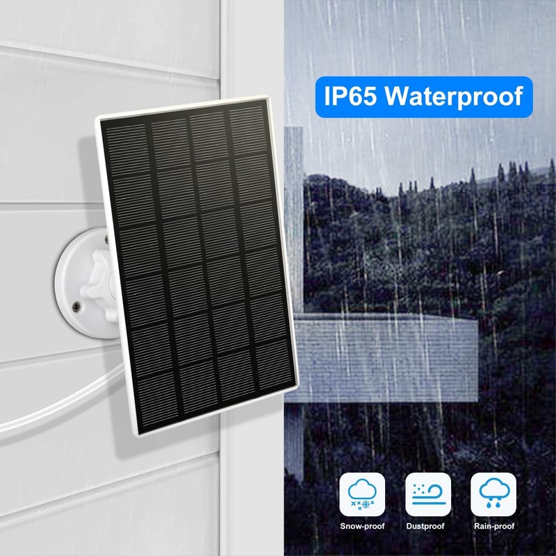 Prestantious Solar Panel for Ring Camera, 3.5W Solar Charger for Spotlight Cam Plus (Battery) and Spotlight Cam Pro(Battery), Camera NOT Included - Image 5